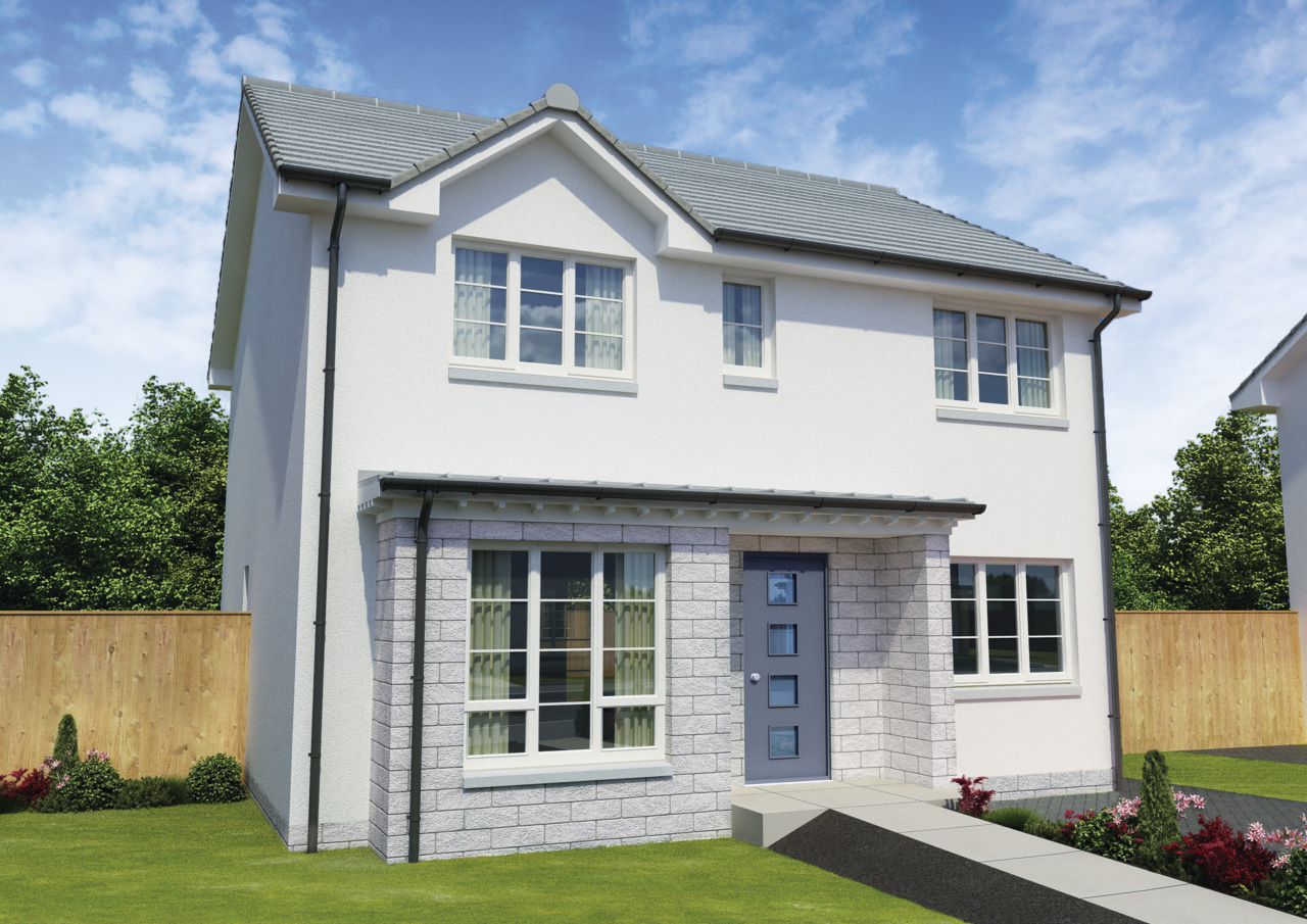4 bed detached Annan in Glenmavis plot 100 New homes for sale