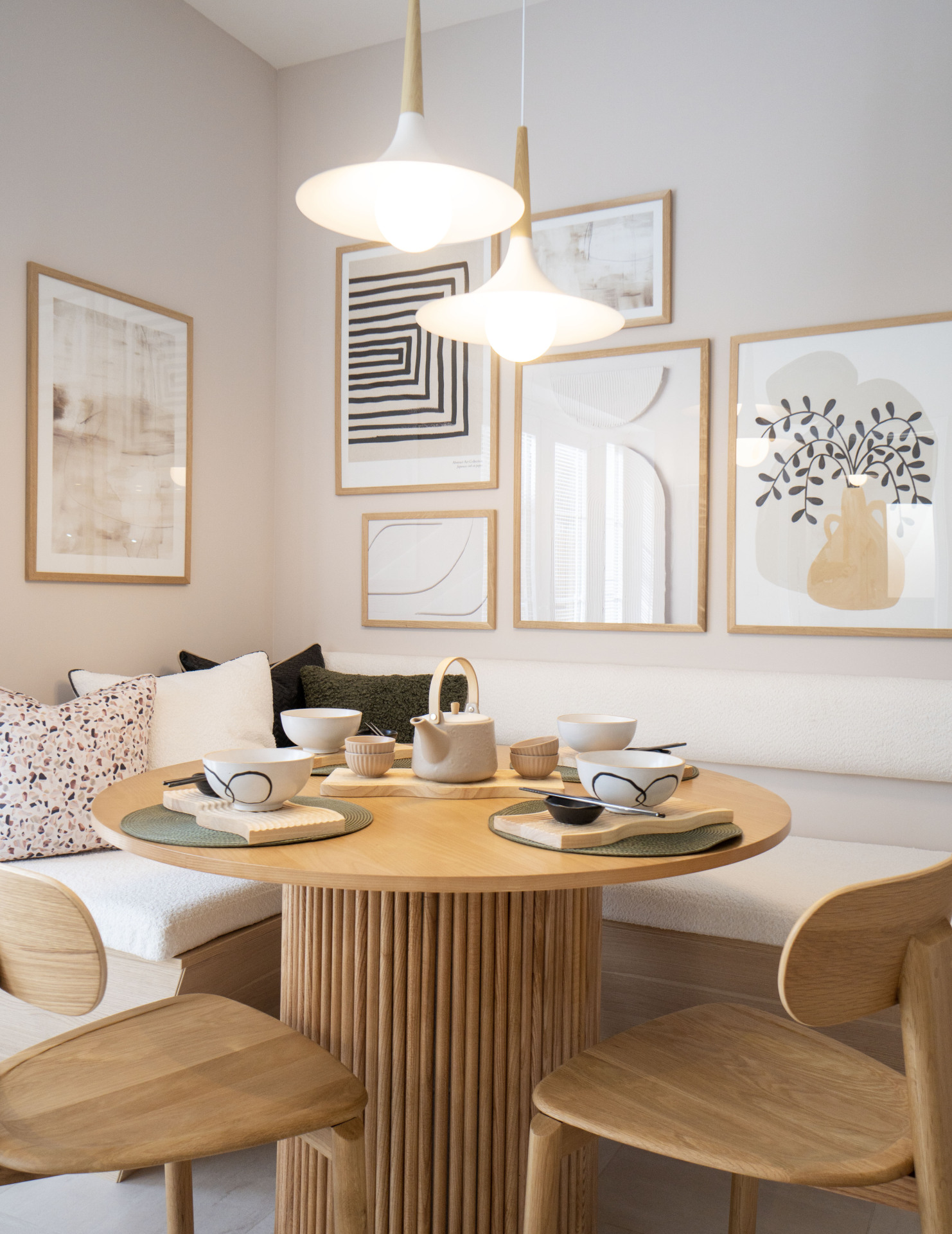 Ness show home - dining area